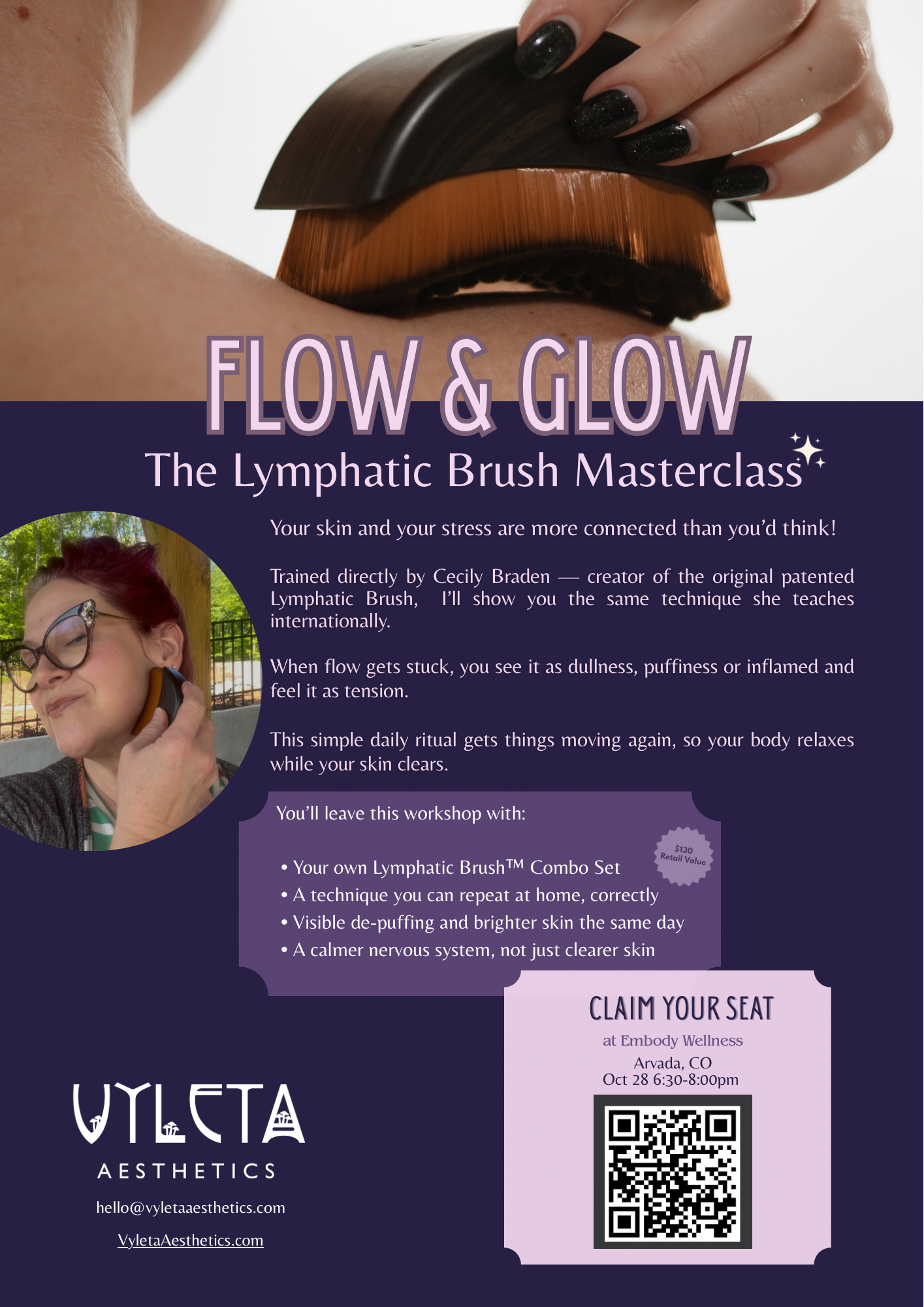 ✨ Flow & Glow: The Lymphatic Brush Masterclass ✨