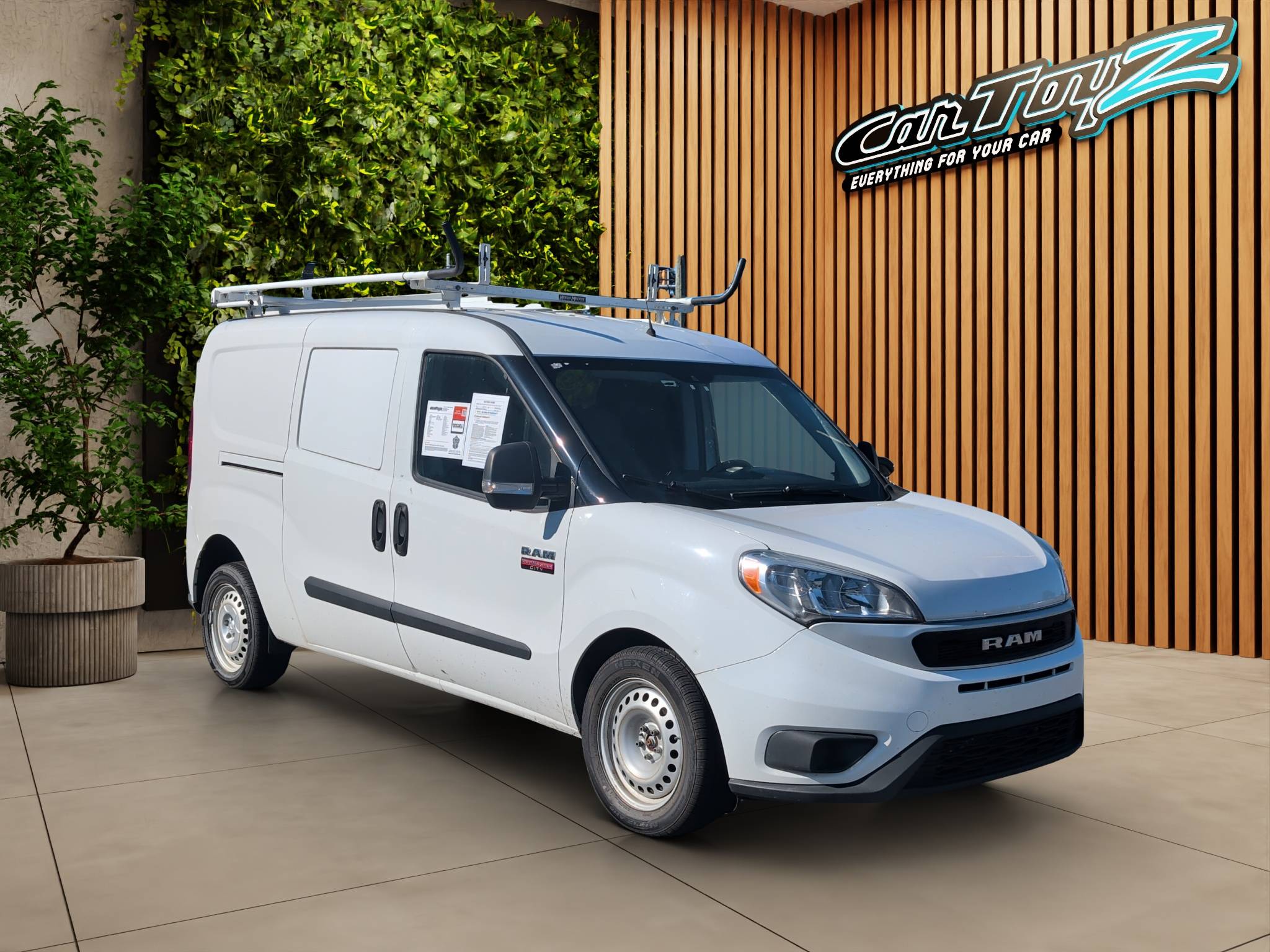 2022 RAM PROMASTER CITY CARGO VAN • CLEAN CARFAX • 1 OWNER 107,805 MILES • FWD • 2.4L I4 • LADDER RACKS • CARGO SHELVING • BRIGHT WHITE for sale in Egg Harbor Township, NJ at Distinctive Car Toyz