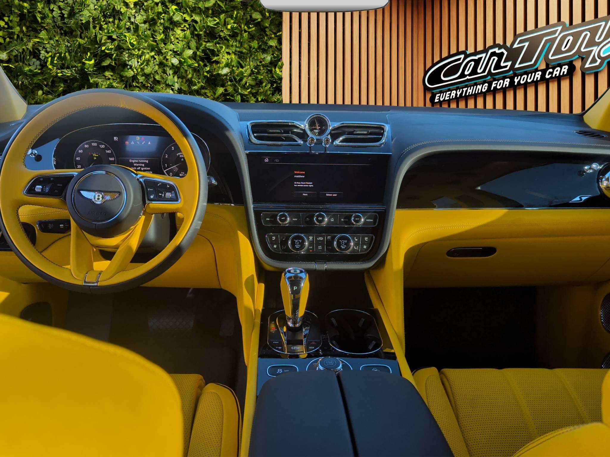 2023 BENTLEY BENTAYGA S V8 • 1 OF 1 CUSTOM FACTORY BUILD  5,180 MILES • CLEAN CARFAX • 1 OWNER • TWIN-TURBO V8 • CUSTOM YELLOW INTERIOR Thumbnail