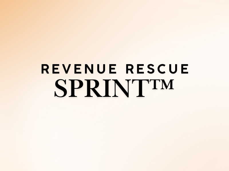 Revenue Rescue Sprint™